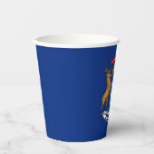 Michigan State Flag Papieren Bekers (Voorkant)