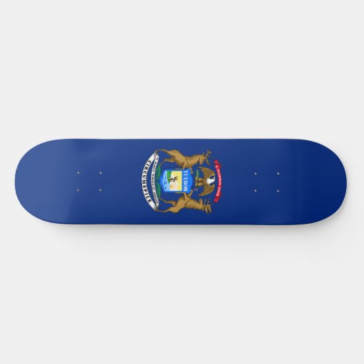 Michigan State Flag Persoonlijk Skateboard (Horizontaal)