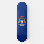 Michigan State Flag Persoonlijk Skateboard (Voorkant)