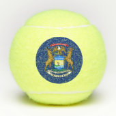 Michigan State Flag Tennisballen (Voorkant)