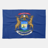 Michigan State Flag Theedoek (Horizontaal)