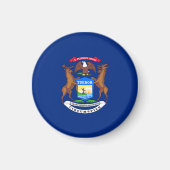 Michigan State Flag Verenigde Staten Magneet (Voorkant)