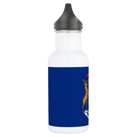 Michigan State Flag Waterfles (Links)