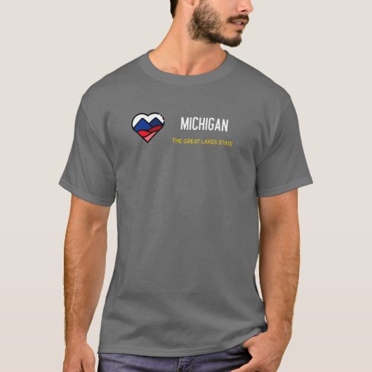 Michigan State Hart Logo T-shirt (Voorkant)
