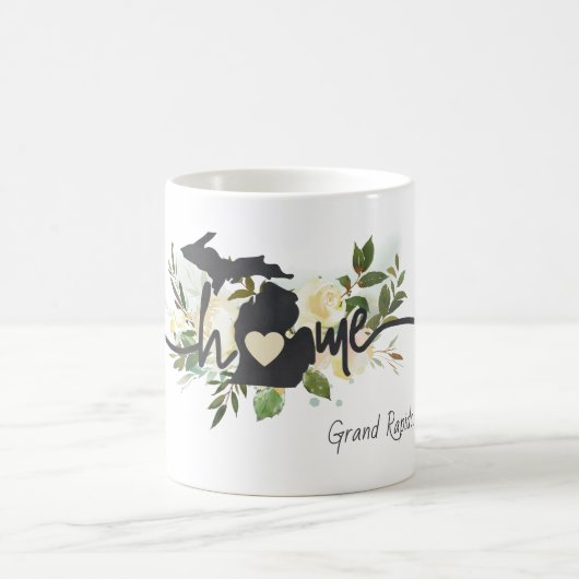 Michigan State heeft uw thuisstad Rustic gepersona Koffiemok (Center)