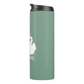 Michigan State Map Thermosbeker (Geroteerd rechts)