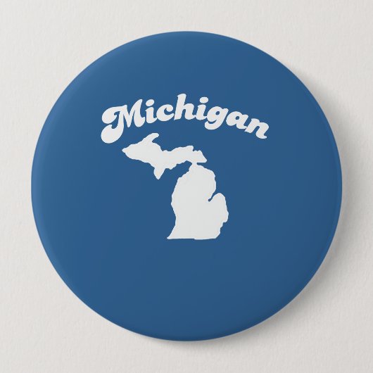 MICHIGAN STATE MOTTO T-SHIRT T-shirt Ronde Button 4,0 Cm (Voorkant)