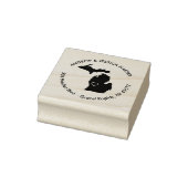 Michigan State Moving Aankondiging Adresstempel Rubberstempel (Stempel)