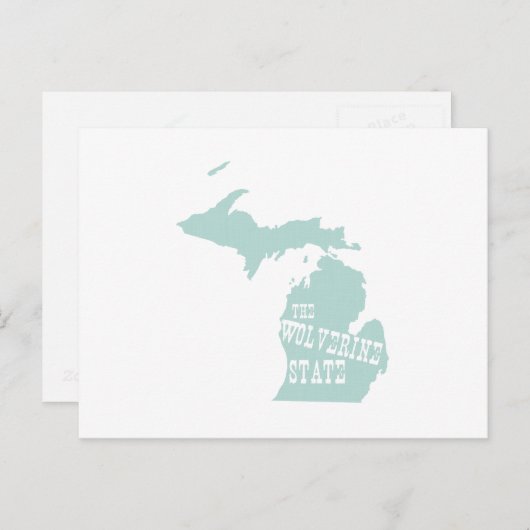 Michigan State Nickname Briefkaart (Voorkant / Achterkant)