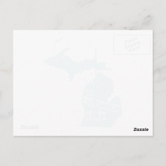 Michigan State Nickname Briefkaart (Achterkant)