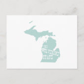 Michigan State Nickname Briefkaart (Voorkant)