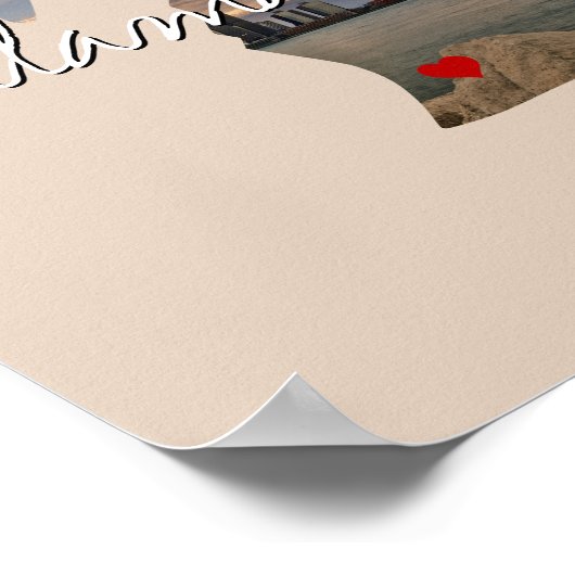 Michigan State Photo insert and town name Poster (Hoek)