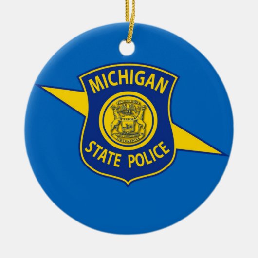 Michigan State Police Ornament (Voorkant)