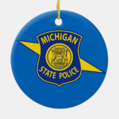 Michigan State Police Ornament (Achterkant)