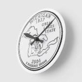 Michigan State Quarter Ronde Klok (Hoek)