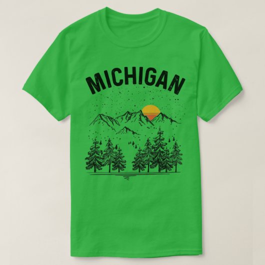 Michigan State  Retro T-shirt (Design voorkant)