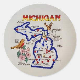 Michigan State Ronde Sticker