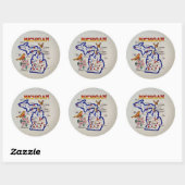Michigan State Ronde Sticker (Vel)