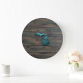 Michigan State Shape Blauwgroen Grote Klok (Huis)