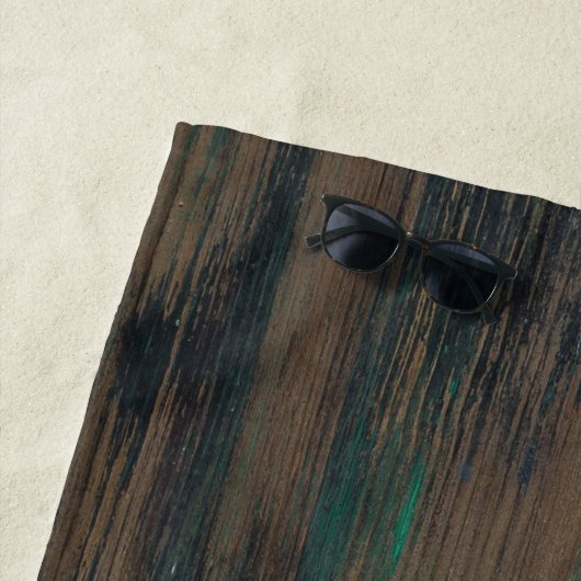 Michigan State Shape Blauwgroen Strandlaken (In situ)