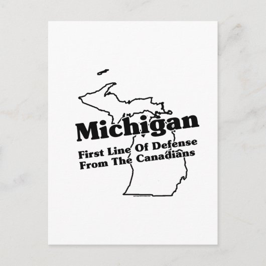 Michigan State Slogan Briefkaart (Voorkant)