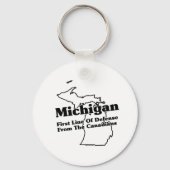 Michigan State Slogan Sleutelhanger (Voorkant)
