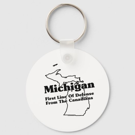 Michigan State Slogan Sleutelhanger (Voorkant)