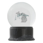 Michigan State Typografie Sneeuwbol (Achterkant)