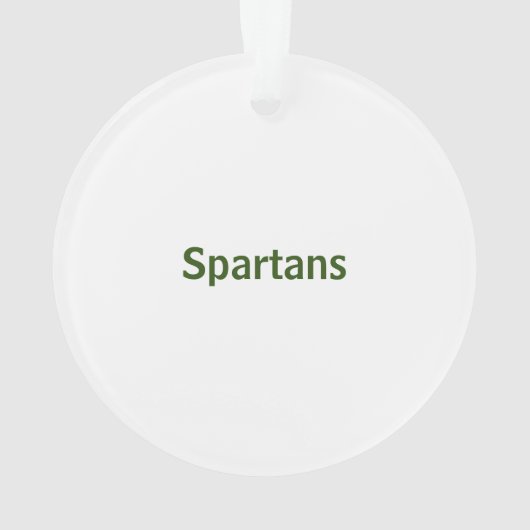 Michigan State University Ornament (achterkant)
