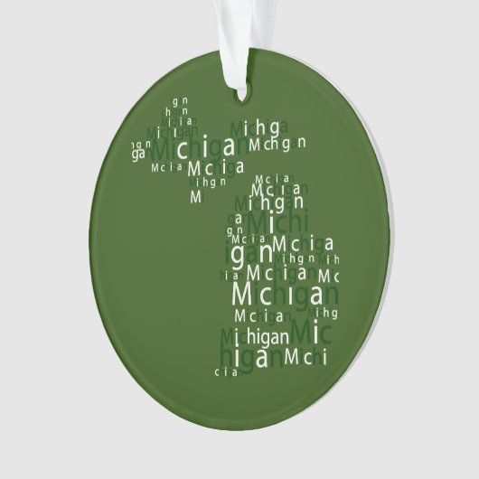 Michigan State University Ornament (voorkant)
