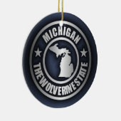 "Michigan Steel" decoratieve Ornamenten (blauw) (Rechts)