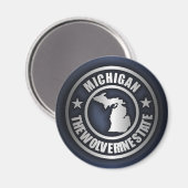 "Michigan Steel" magneten (blauw) (Voorkant / Achterkant)
