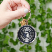 "Michigan Steel" Sleutelhangers (blauw) (Hand)