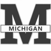 Michigan Sticker (Voorkant)