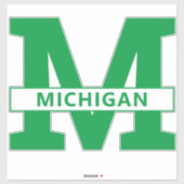 Michigan Sticker (Vel)