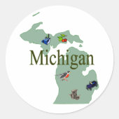 Michigan Sticker (Voorkant)