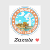 Michigan Sticker (Vel)