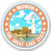 Michigan Sticker (Voorkant)
