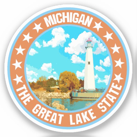 Michigan Sticker (Voorkant)