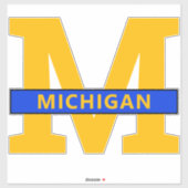 Michigan Sticker (Vel)