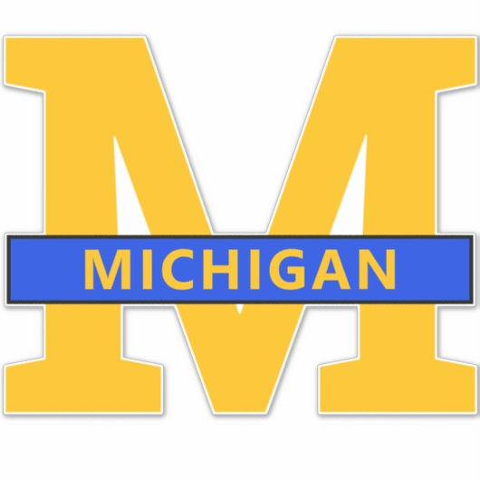 Michigan Sticker (Voorkant)