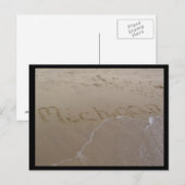 Michigan strand briefkaart (Voorkant / Achterkant)