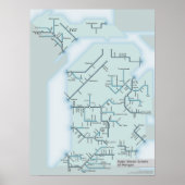 Michigan Stream Systems 18 x 24 inch Poster (Voorkant)