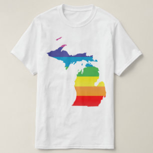 michigan strips t-shirt