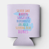 Michigan Summer Sand Dunes Can Cooler (Achterkant)