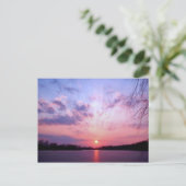 Michigan Sunset 1 Briefkaart (Staand voorkant)