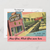 Michigan, Tea Garden Cafe, Grand Rapids Briefkaart (Voorkant / Achterkant)