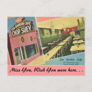 Michigan, Tea Garden Cafe, Grand Rapids Briefkaart