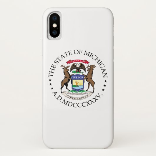 Michigan-teken Case-Mate iPhone Case (Achterkant)