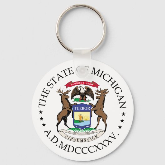Michigan-teken Sleutelhanger (Voorkant)